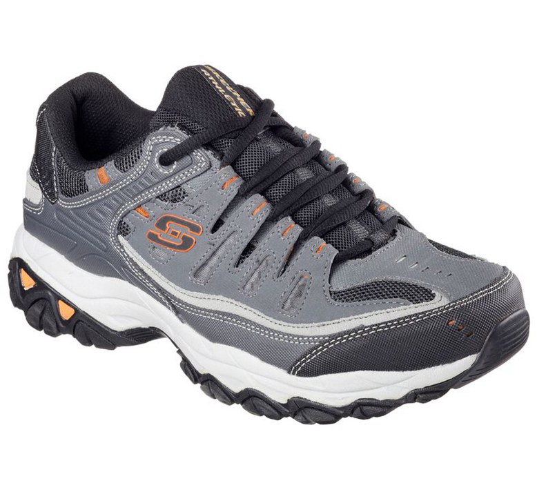 Skechers After Burn - Memory Fit - Mens Sneakers Deep Grey [AU-EM2848]